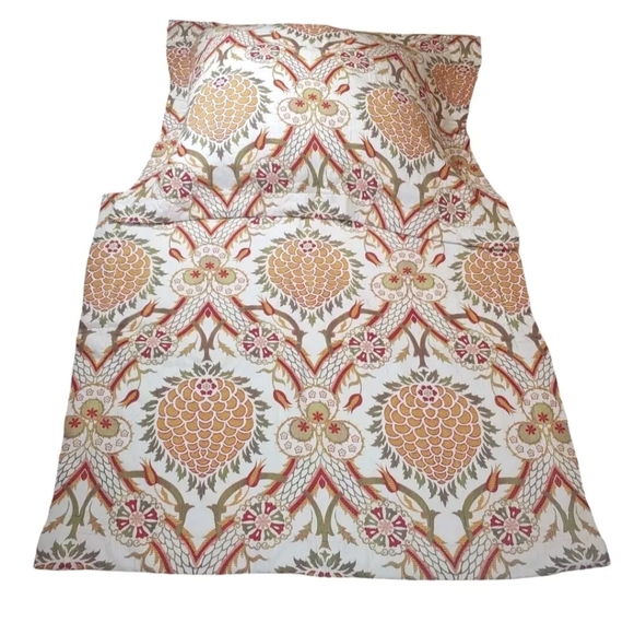 Anichini 2 Gulistani Tapestry Pillow Shams Jacquard Floral Euro Sq 25" Country - Picture 1 of 11